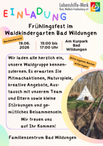 Einladung zum Frühlingsfest Waldkindergarten Bad Wildungen.